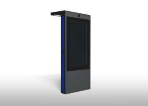 Terminal EXO multimedia autogestión cartelería seguridad monitoreo