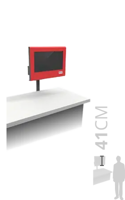 Terminal Industrial C19 en un entorno industrial, diseñada para condiciones ambientales exigentes.