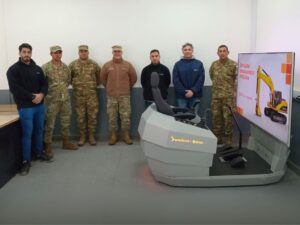 Simulador Excavadora Hidraulica SIMEX para el Ejercito Argentino