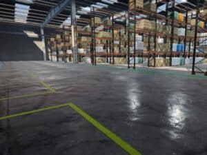 Simulador de Autoelevador SIMAT escenario