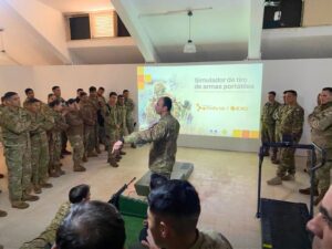 Simulador de Tirco con Armas Portatiles para el Ejercito Argentino
