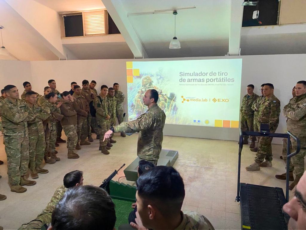 Simulador de Tirco con Armas Portatiles para el Ejercito Argentino
