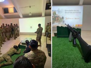 Simulador de Tirco con Armas Portatiles para el Ejercito Argentino