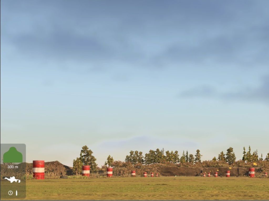 Simulador de tiro de armas portátiles escenario2